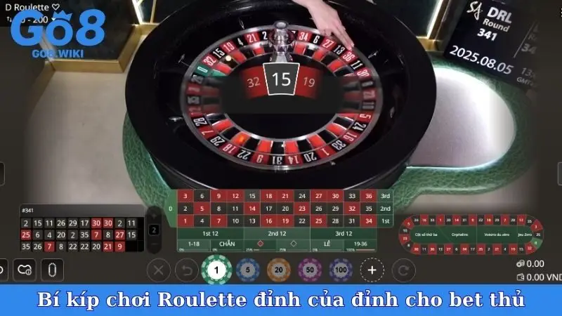 Bí kíp chơi Roulette đỉnh của đỉnh cho bet thủ