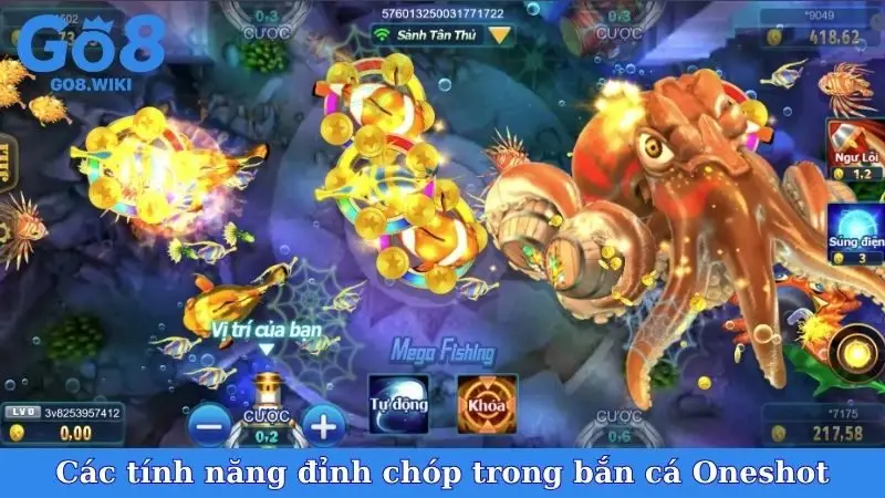 Các tính năng đỉnh chóp trong bắn cá Oneshot