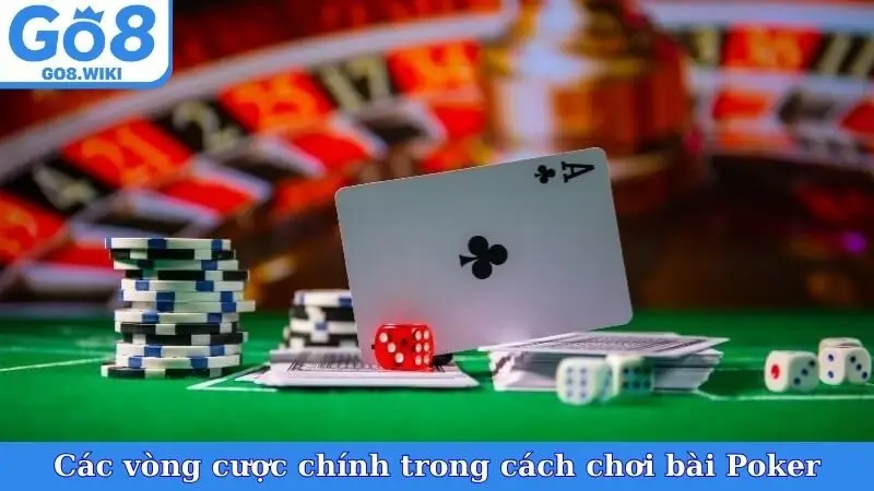 Các vòng cược chính trong cách chơi bài Poker