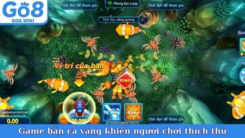 Game bắn cá vàng khiến người chơi “rần rần” thích thú