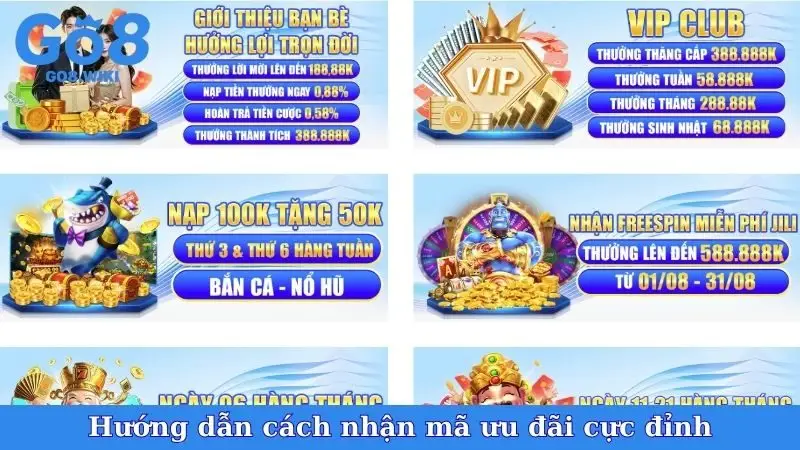 Hướng dẫn cách nhận mã ưu đãi cực đỉnh