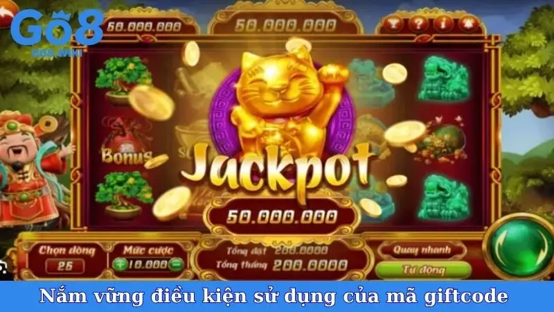 Nắm vững điều kiện sử dụng của mã giftcode 