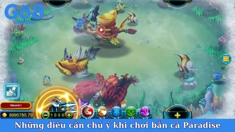 Những điều cần chú ý khi chơi bắn cá Paradise