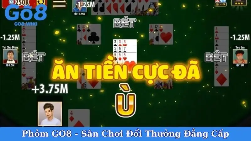 Phỏm GO8 - Sân Chơi Đổi Thưởng Đẳng Cấp